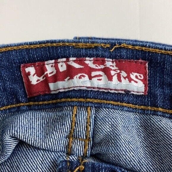 Uka Jeans Womens Straight Leg Jeans Size 3 Dark Rinse Denim - Picture 4 of 10